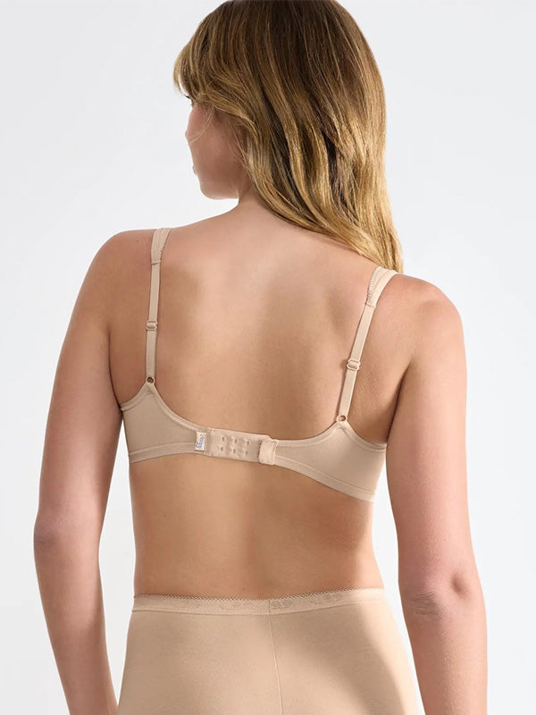 Sloggi medvilninė liemenėlė be lankelių "Basic + Nude"