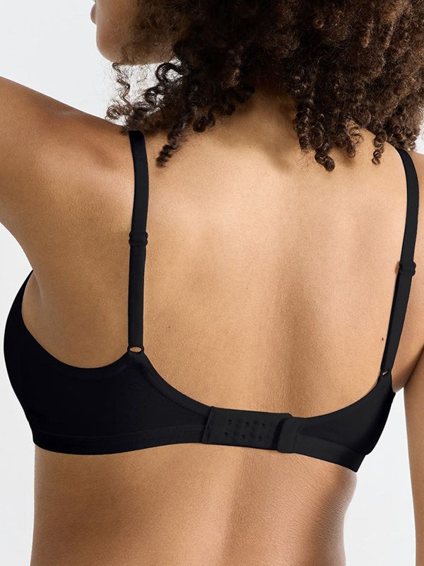 Sloggi organinės medvilnės minkšta liemenėlė "Go Daily Black"