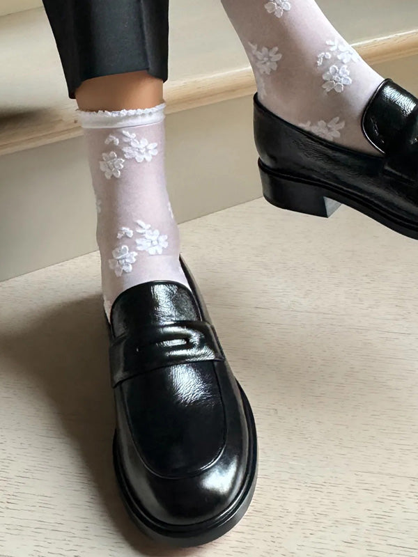 Veneziana raštuotos kojinaitės "Fiorella White"