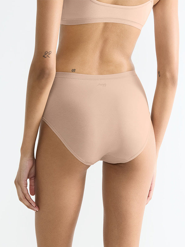Sloggi 3 organinės medvilnės kelnaičių komplektas "Go Daily Nude"