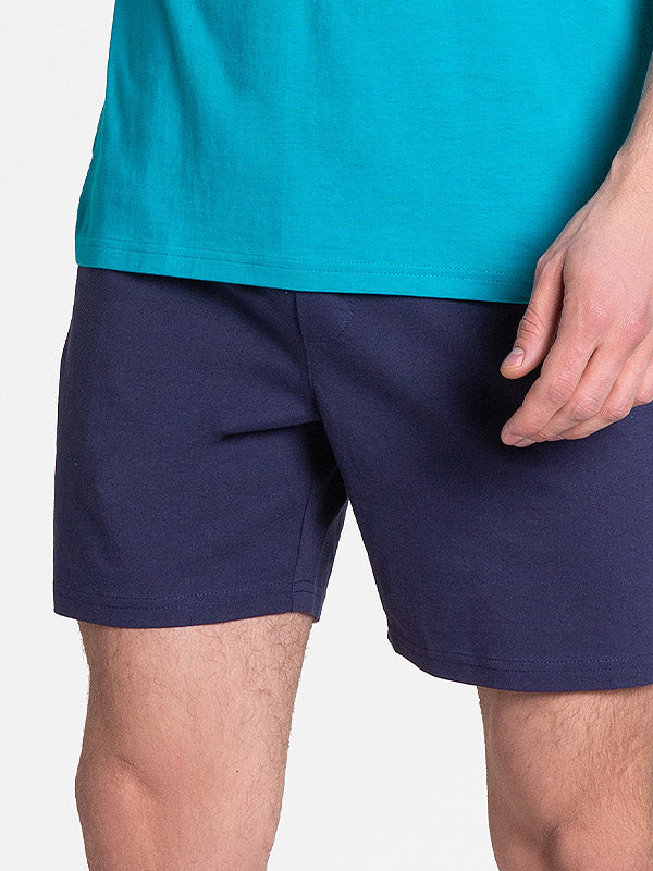 Henderson medvilninė vyriška pižama "Laze Turquoise - Navy"