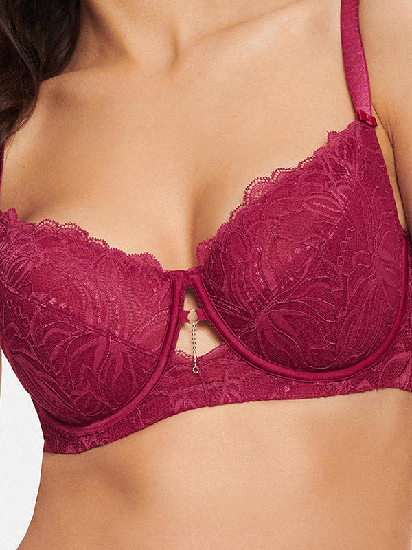 Esotiq nėriniuota liemenėlė su lankeliais "Alloure Ruby"
