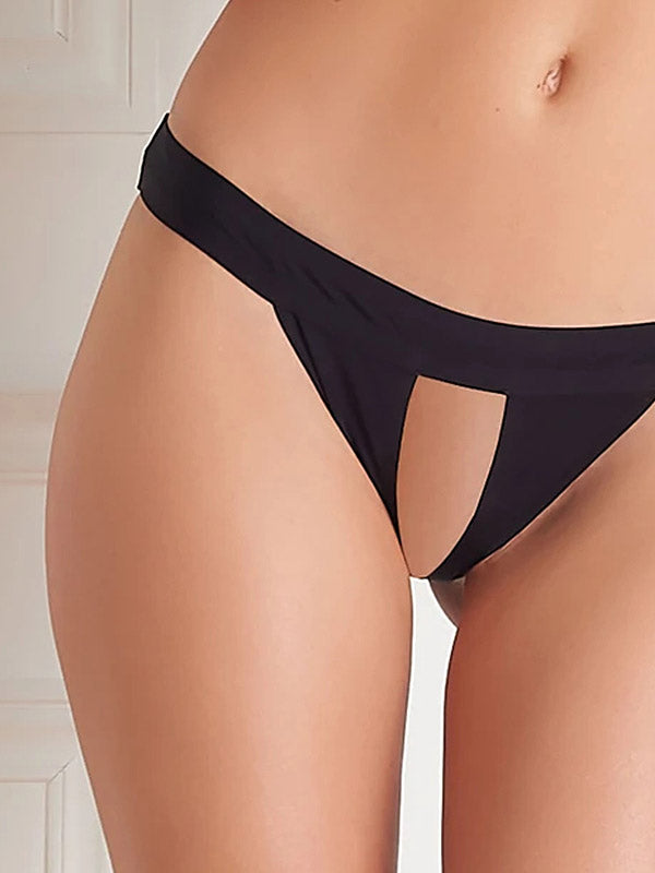Maison Close atviros kelnaitės "Tapage Nocturne Black"
