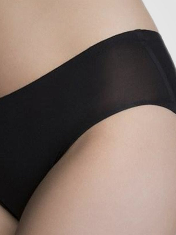 Julimex lazeriu kirptos labai tamprios kelnaitės "Flexi-One Plus Size Maxi Black"