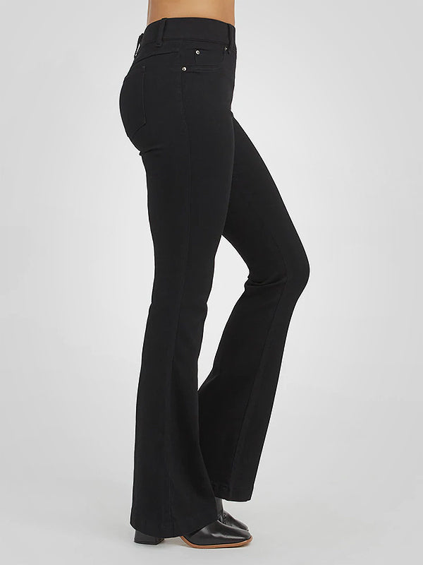 Spanx koreguojantys džinsai "Flare Black"