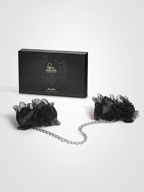 Bijoux Indiscrets antrankiai "Frou Frou Black - Silver"
