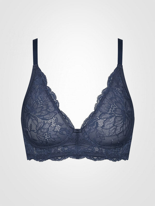 Triumph inovatyvi minkšta liemenėlė - braletė "Amourette Charm N03 Dark Blue"