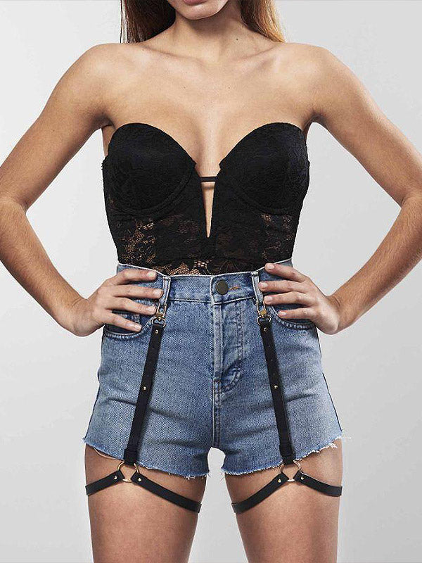 Bijoux Indiscrets kojų diržai "Temptation Black"