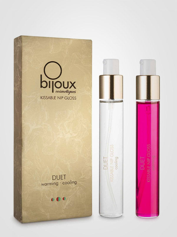 Bijoux Indiscrets stimuliuojančių serumų komplektas "Nip Gloss Cooling - Warming"