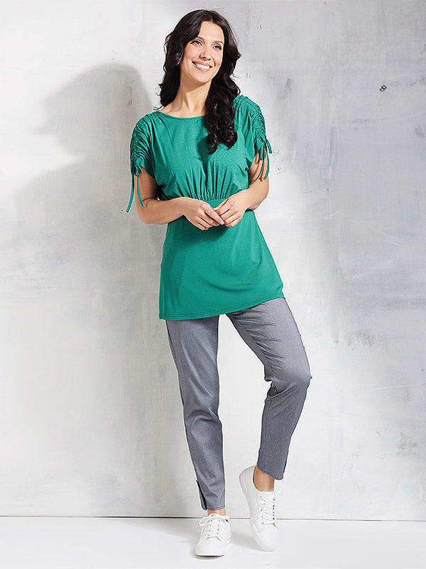 Lega viskozinė tunika "Afia Pine Green"
