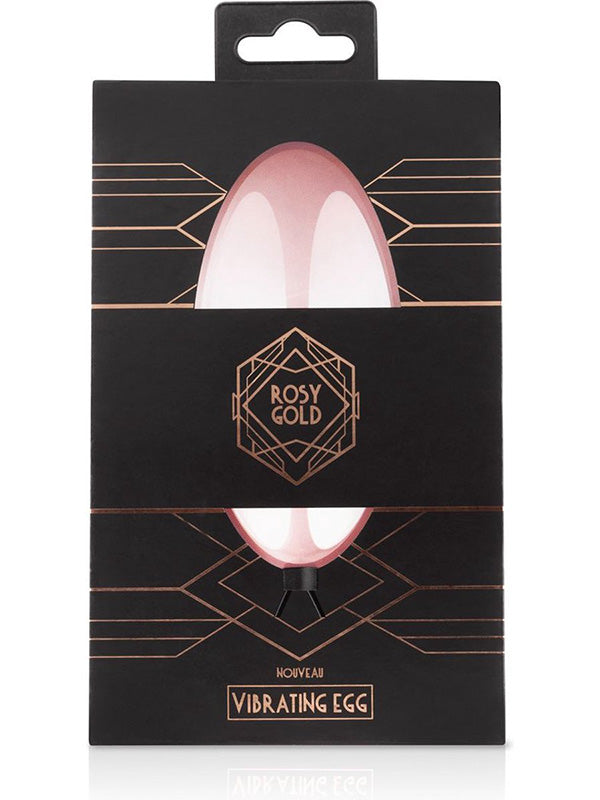 Rosy Gold intymių zonų masažuoklis "Vibrating Egg Rose Gold"