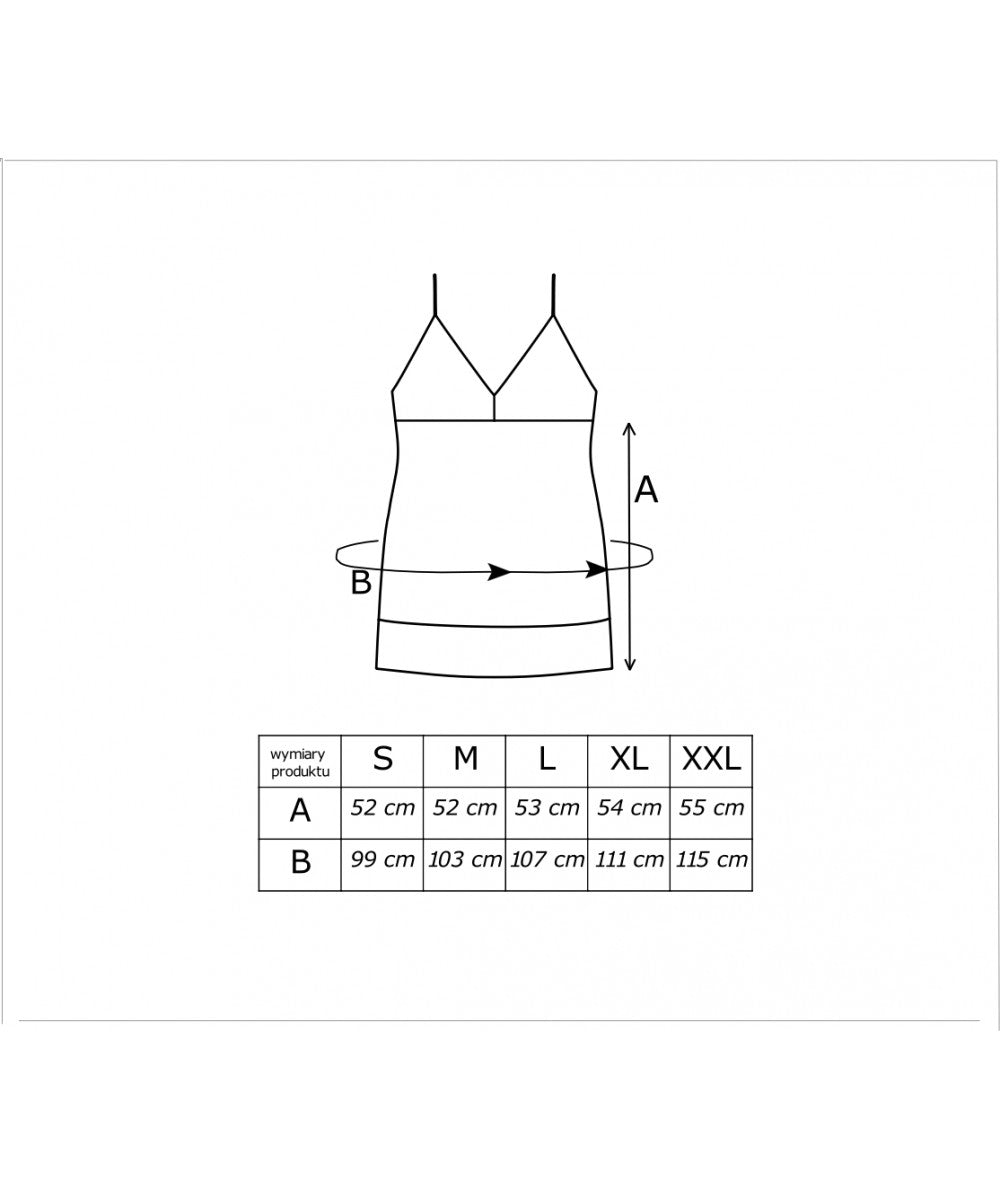 Donna вискозная ночная сорочка с кружевом "Lea Black"