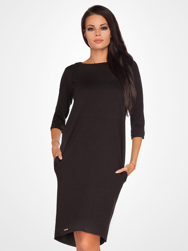 Tessita Cotton Dress Galina Black